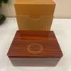 High boxes square wooden watch box brochure paper ribbon gift bag for many watches logo boxes281P