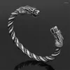 Bangle 1 stks Dragon Roestvrij stalen armband sieraden mode -accessoires Viking heren polsband manchet armbanden