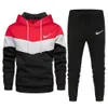 Men Tracksuit Casual Fashion Hip Hop Polar Style Long Sleeve Hoodie Tracksuit Pants Running, Basketball, Soccer Men and Women Y2k5