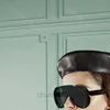 Lunettes de soleil masque de créateur géométrique pour femmes et hommes, lunettes de luxe, lunettes de plage, lunettes senior UV400, monture vintage en métal, lunettes de soleil géantes avec boîte