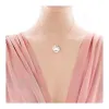 Mode rostfritt stål hjärtformad nyckel original sier kärlek halsband kvinnlig diy hängsmycken gåvor
