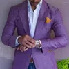 Męskie garnitury 1 szt. Linna marynarka dla mężczyzn Single Piece Peaked Lapel Custom Casual Style Męska moda Blazer Summer 2024