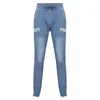 Jeans pour hommes Denim Hommes Mode Casual Pantalon court Pure Couleur Jean avec poche à glissière Pantalon solide Homme