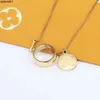 Designer Jewelry Necklace Gold Luxury Pendant Necklaces Rose Gold