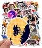 Fedex Hele 50pcspack Stranger Things Stickers Nonrandom Vinyl Decal Auto Bagage Sticker Laptop Skateboard Bott6465901