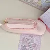 Балетки креативный дизайн девушка сердце косметичка женские канцелярские товары для хранения студенческий пенал 240306