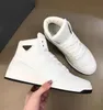 24 new Top Brand America's Cup high-top Sneakers Shoes White Black Leather Hook-and-loop Casual Walking Zip Comfort Motorcycle Boot Wholesale Footwear EU38-46