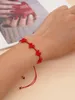 Link Bracelets Go2boho Red Love Heart Charm Jewelry For Women Miyuki Handmade In Summer Fashion Trendy Boho Jewellery