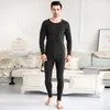 Intimo termico da uomo Abbigliamento attillato Mutande lunghe da uomo Set Abito di marca Autunno Inverno Sottile attillato