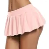 Jupes jupe plissée fête sexy cosplay collège style couleur unie à la mode fille mini simple femme