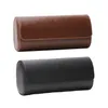 3 Slots Watch Storage Box Chic Portable Vintage Leather Watch Roll Rollable Display Wristwatch Pouch Holder Watch Organizer 2207220u