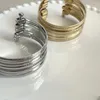 Armreif, mehrschichtig, offen, verstellbar, Metallarmband, Retro, Premium-personalisierter Schmuck für Damen, Unisex-Accessoire