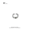 Klassieke designerring Gouden ring Unisex Luxe ringen Dames Titanium Staal Gegraveerd Monogram Patroon Trouwring Huwelijksgeschenken Verjaardagscadeaus