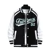 Męskie kurtki męskie 2024 Spring Trendy Hip Hop Baseball Mundur Unisex Light wweight Sportsła Kurtka Bomber Autumn Lett Print