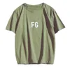 Mens T Shirt fg tryckt reflekterande t -shirt mode casual lös t -shirt kort ärmgata stil överdimensionera par tees topps mxxxxl2835792