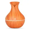 Essential humidifier aroma oil diffuser Wood Grain ultra wood air humidifier USB cool mini mist maker LED lights for home off360p5190079