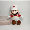 2024 Wholesale cute white Luigi plush toys for kids game Playmates Holiday gifts Claw machine prizes