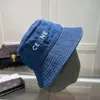 Designer Luxury Celins Classic Bucket Cap Fashion Beach Hat Mångsidiga herrar och kvinnors avmitten Hatbar hatt 240310