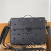 Designer Laptoptas Mannen Aktetas Vrouwen Handtas Brief Mode Lederen Messengers Tassen Merk Luxe Cross Body Bag276k