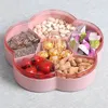 Plates Design Pretty Flower Shape Living Room Plastic Empty Candy Tray Storage Boxes For Sale