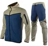 Tuta da uomo tute firmate tech pile set da 2 pezzi mens basket calcio calcio felpa con cappuccio giacca pantaloni set da palestra abbigliamento sportivo moda casual asciugatura rapida