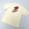 Мужская и женская модная футболка от дизайнеров Леона Доре Unisphere Rose Letter с коротким рукавом, модная Yk8e