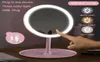 Miroir de vanité de miroir de maquillage mené par haute définition portative avec des lumières de LED touchent le miroir cosmétique de bureau de LED de gradateur d'écran rotation de 90 degrés BES1211451817