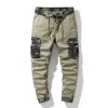 Cargo Hosen Männer Multi Tasche Kausalen Hosen Männer Streetwear Jogger Camouflage Baumwolle Hosen Männer Elastische Taille Knöchel Länge