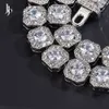 Jojo Fashion Rock Sugar High-end Cz Moissanite Diamond Tennisketting voor heren en dames