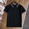 Luxury Brand Mens Designer Polo t Summer Fashion Breathable Short-sleeved Lapel Casual Top Polos Garter Printing Top Quality Cottom Clothing Tees Polos