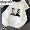 Sweatshirts The Vampire Diaries Hoodies Kadın Kawaii Kış Sıcak Sokak Giyim Komik Karikatür Damon Unisex Sweatshirts Kadın Saklama Hoodie