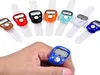 2021 Ship 200pcs Mini Hand Hold Band Tally Counter LCD Digital Screen Finger Ring Electronic Head Count Tasbeeh Tasbih4628693