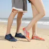 Sapatos de água homens descalços cinco dedos aqua sapatos de natação respirável caminhadas wading praia ao ar livre upstream tênis feminino 240226