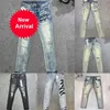 jeans violets grande taille hommes femmes violets marque jeans designer pantalon droit streetwear denim pantalon mans mode multicolore punk pantalon hommes hiphop jeans amirs G