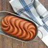 Clássico canelado pão pan design nórdico molde de silicone torradas formas bandeja cozinha bolo pão bakeware ferramenta 240226