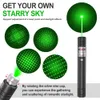 High Power USB Rechargeable Strong Green Lights Laser Pen with Star Cap Long Range Lazer Beams Pointer for Sandtable Presentations Astronomy Outdoor