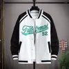 Męskie kurtki męskie 2024 Spring Trendy Hip Hop Baseball Mundur Unisex Light wweight Sportsła Kurtka Bomber Autumn Lett Print