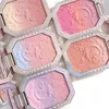 Flower Knows Cheek Blush Moonlight Mermaid Tri-Color Gradient Blusher in Matte Finish Vegan Cruelty Free Private Label Makeup 240304