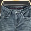Jeans pour hommes Vêtements assortis Mode Haut de gamme Tendance 2024 Casual Stretch Nostalgique Slim Fit Skinny Pantalon