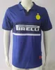 Inter Milan soccer jersey # 10 로날도 1997 1998 레트로 축구 유니폼 축구 셔츠는 검은 색 97 98 고전 DJORKAEFF 시메오네 MORIERO ZAMORANO 빈티지 MAGLIA 다 칼초