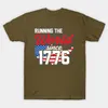 Independence Day Running the World Since 1776- American Short Sleeved T-shirt