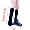 Women Socks Fall Vintage Striped Leg Warmer School Student Cover Long Boot