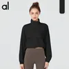 Al verão nova roupa de yoga com capuz protetor solar antiderrapante zíper solto roupas de fitness ajustável boné corda esportes topo feminino jogging outfit