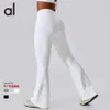 Lu Align Pant Lemon Wlost P Yoga High LO Mujer Diseño cruzado Danza Deportes Pierna ancha Casulo Hip Lift Fiess Micro Flare Pant ant Gym Jogger