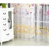 한 조각 270x100cm 나비 깎아 지른 커튼 얇은 명주 그물 창 처리 Voile Drape Valance 1 패널 직물 U70929278S