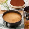 182022242628 CM PAN CAROL STÅL BAKING Mögel Bakning Non Stick Spring Form Round Cake Tool Kitchen Gadget 240226