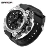 SANDA G Stil Männer Digitale Uhr Shock Militär Sport Uhren Wasserdichte Elektronische Armbanduhr Herren Uhr Relogio Masculino 739 X0249G