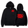 Herr- och kvinnors ytterkläder tryckt hoodie y2k stil fleece mode jogging sport bodysuit kostym