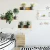Autocollants muraux plantes en pot modernes, décoration de salle, chambre à coucher, bureau, étagère murale, décor de bureau à domicile
