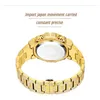 Iced Out Diamant Uhr Männer Luxus LED Digital Herrenuhren Wasserdichte Sport Armbanduhr Mann Mode 18 Karat Gold Stahl Männliche Uhr Wris281q